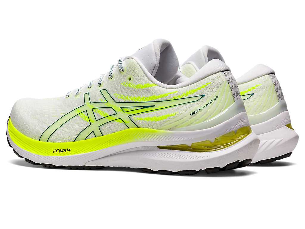 Buty do Biegania Damskie Asics Gel-kayano 29 Białe Jasny Zielone | 07136-GESI