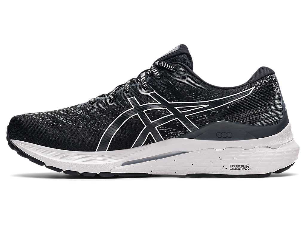 Buty do Biegania Damskie Asics Gel-kayano 28 (D) Czarne Białe | 08514-PWJR