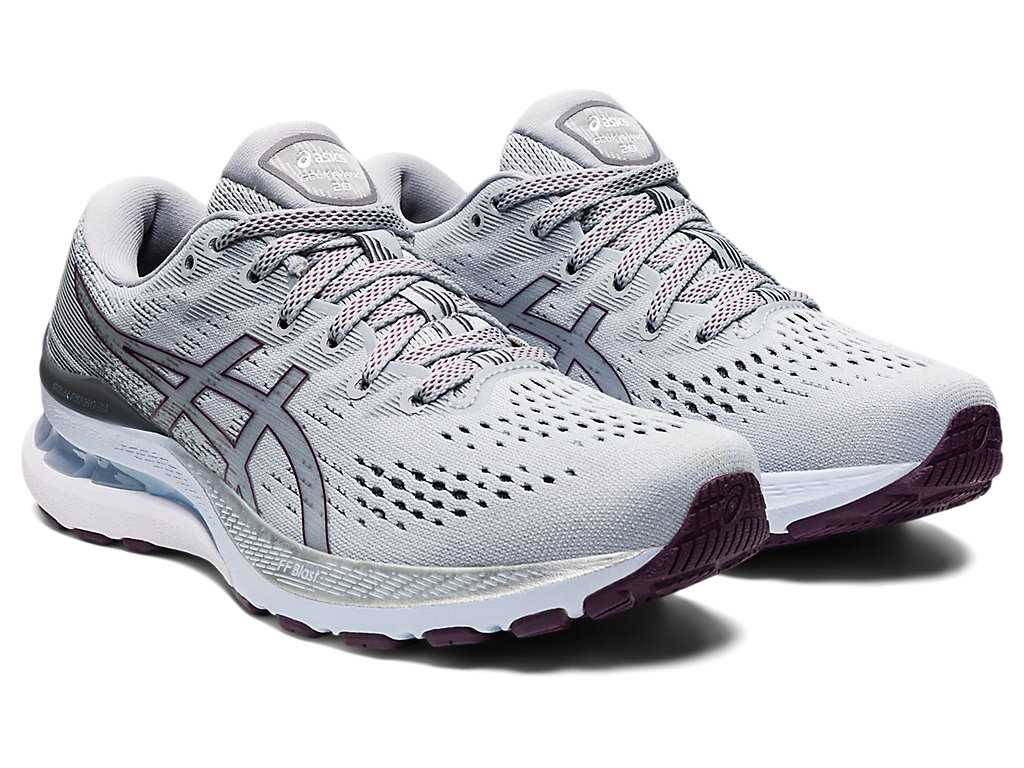 Buty do Biegania Damskie Asics Gel-kayano 28 Szare Jasny Fioletowe | 13645-MQNU