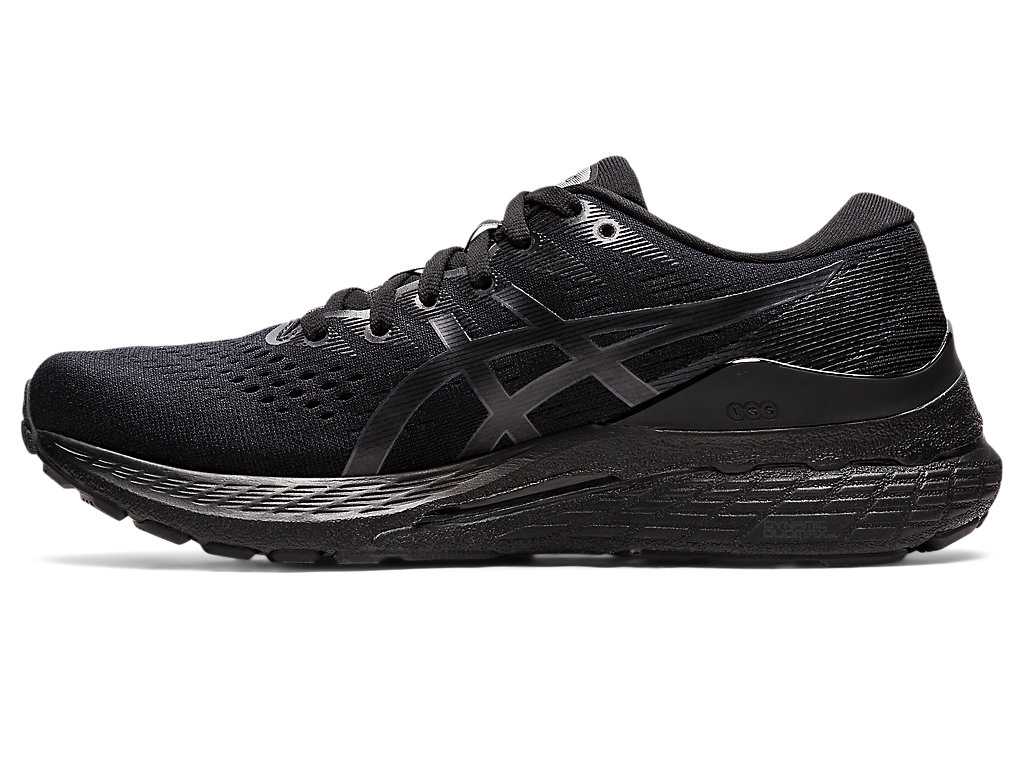 Buty do Biegania Damskie Asics Gel-kayano 28 (D) Czarne Jasny Szare | 21789-EDGM