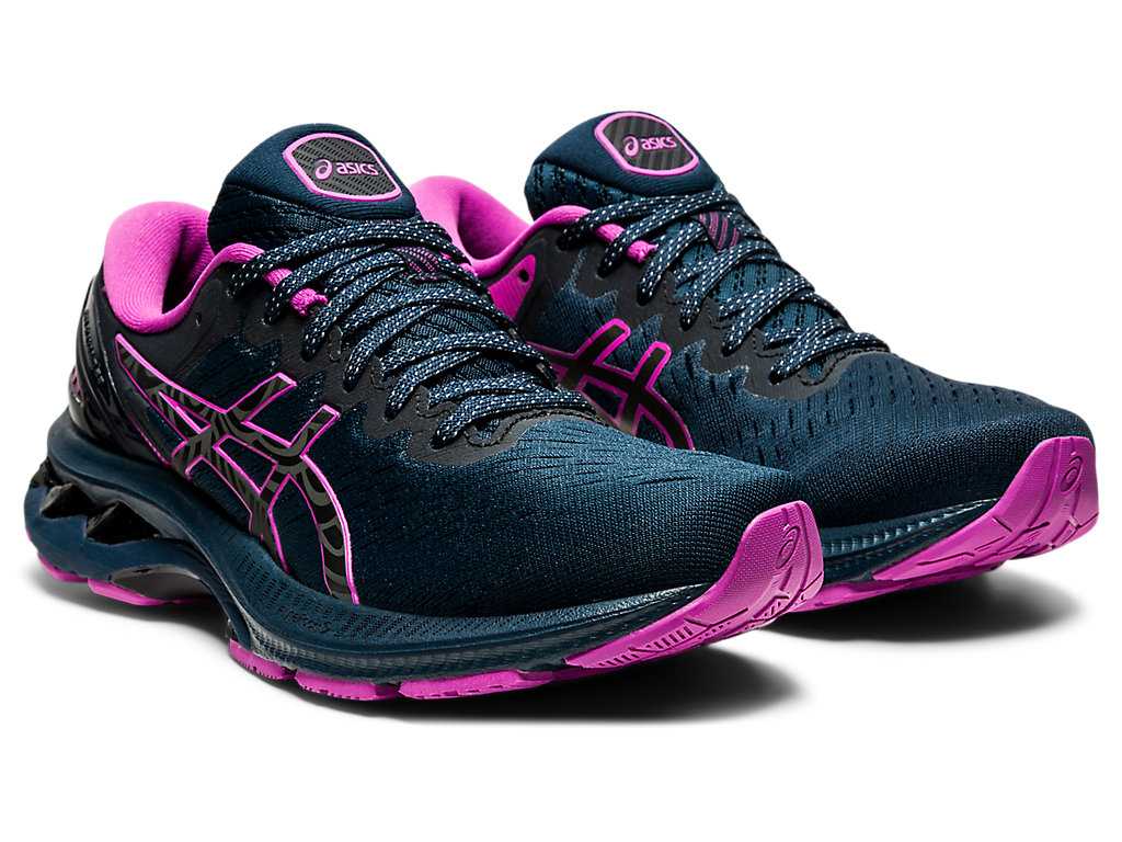 Buty do Biegania Damskie Asics Gel-kayano 27 Lite-show Niebieskie | 23806-PCKE