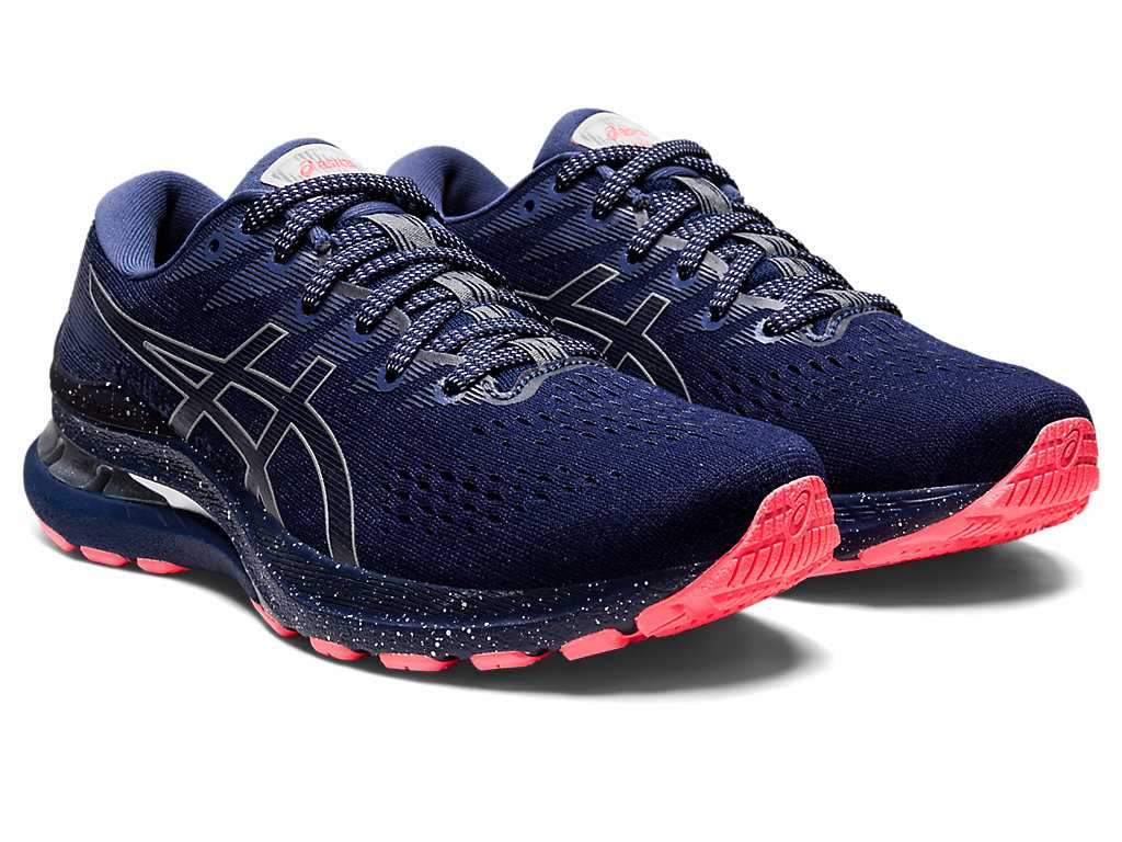 Buty do Biegania Damskie Asics Gel-kayano 28 Granatowe Srebrne | 35249-GEIS