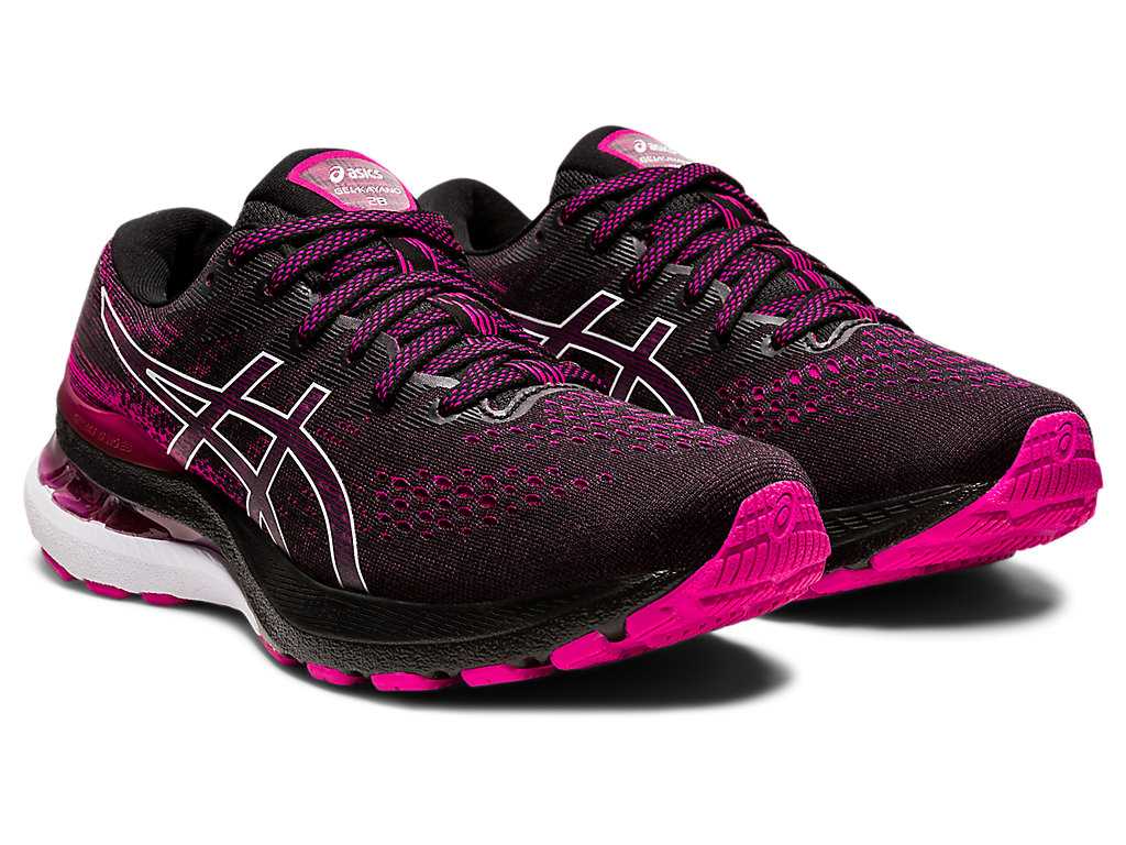 Buty do Biegania Damskie Asics Gel-kayano 28 Czarne Różowe | 36450-QIZJ