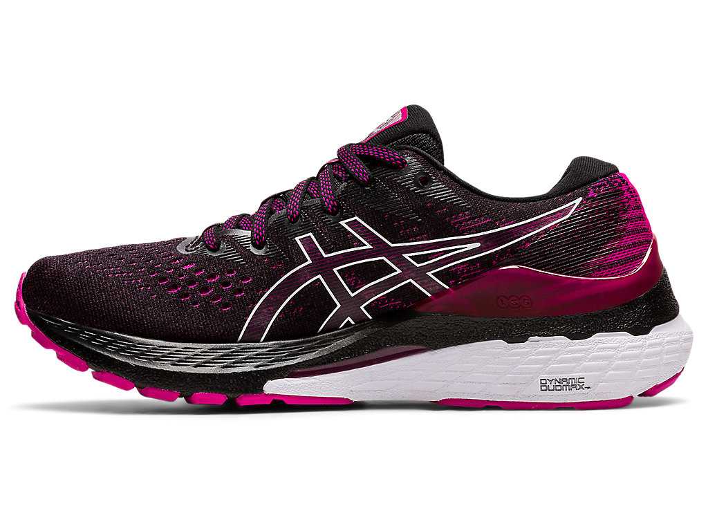 Buty do Biegania Damskie Asics Gel-kayano 28 Czarne Różowe | 36450-QIZJ