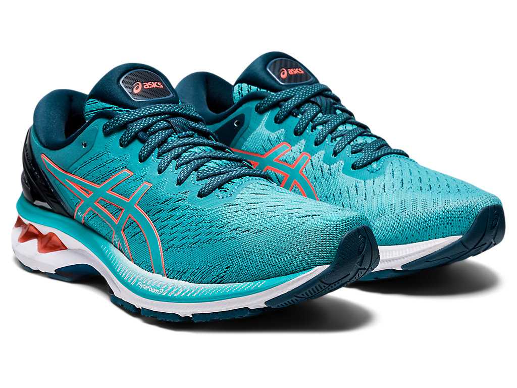 Buty do Biegania Damskie Asics Gel-kayano 27 Niebieskie Czerwone | 36792-DLHM