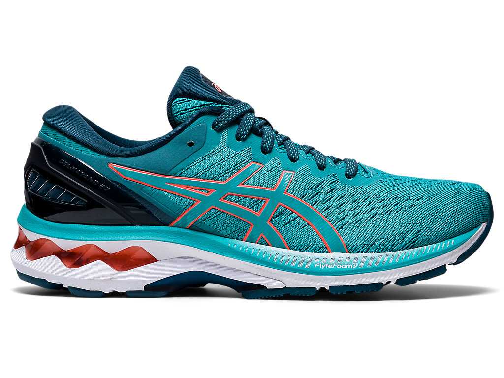 Buty do Biegania Damskie Asics Gel-kayano 27 Niebieskie Czerwone | 36792-DLHM