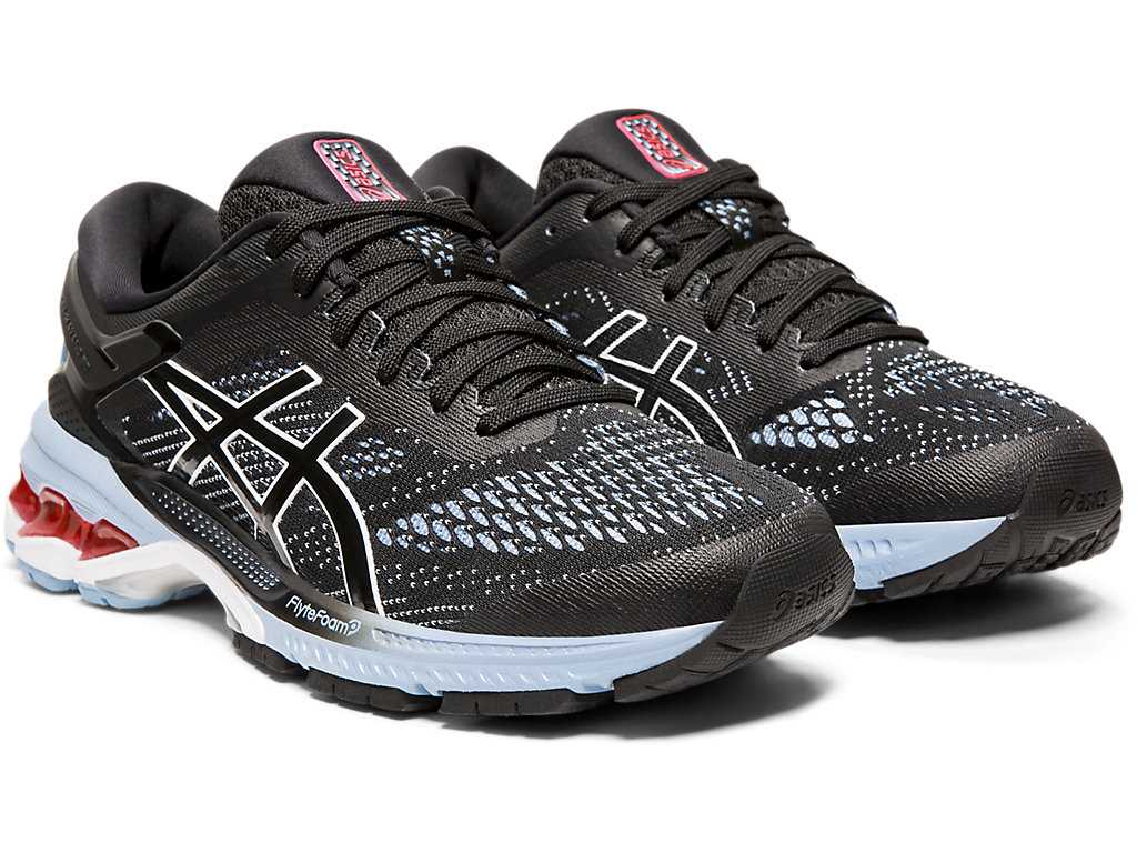 Buty do Biegania Damskie Asics Gel-kayano 26 Czarne Niebieskie | 37092-FIOG