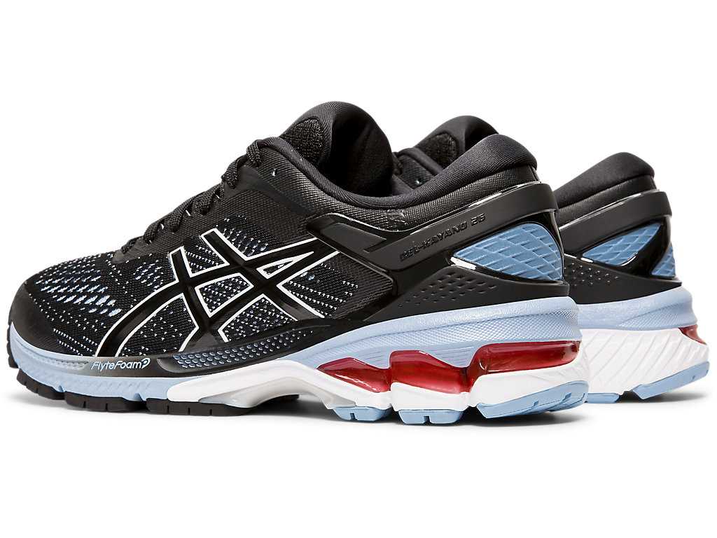 Buty do Biegania Damskie Asics Gel-kayano 26 Czarne Niebieskie | 37092-FIOG