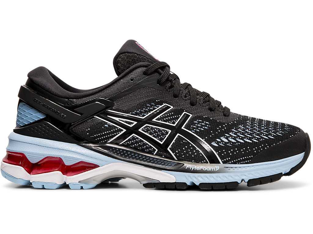 Buty do Biegania Damskie Asics Gel-kayano 26 Czarne Niebieskie | 37092-FIOG