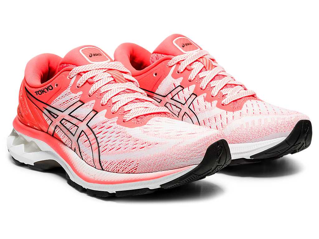 Buty do Biegania Damskie Asics Gel-kayano 27 Tokyo Białe Czerwone | 46273-DLGK