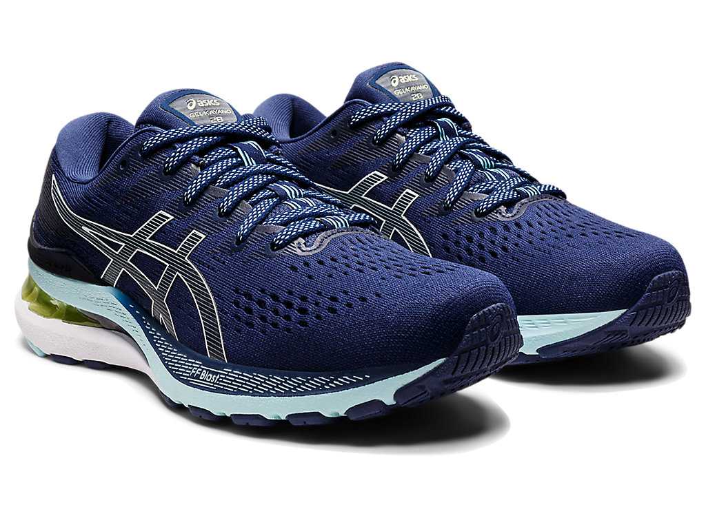 Buty do Biegania Damskie Asics Gel-kayano 28 Indygo Niebieskie Niebieskie | 56089-ZKGM