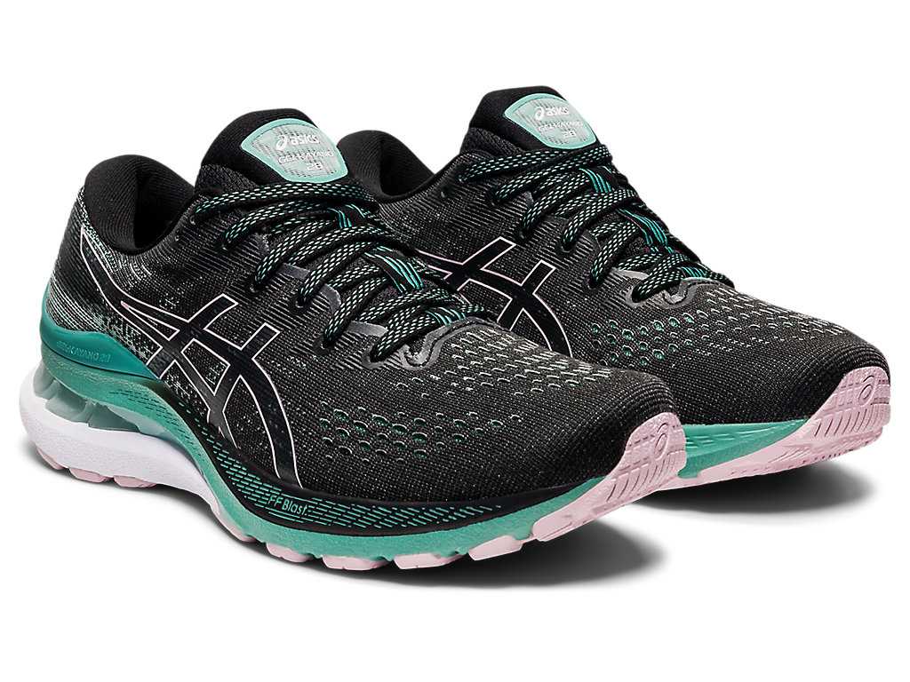 Buty do Biegania Damskie Asics Gel-kayano 28 Czarne Oliwkowe | 65437-ATNG