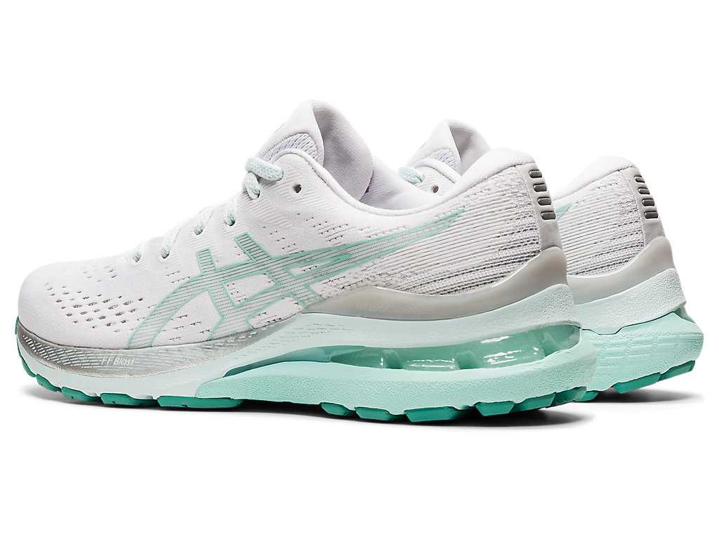 Buty do Biegania Damskie Asics Gel-kayano 28 Białe Zielone | 78609-JFSO