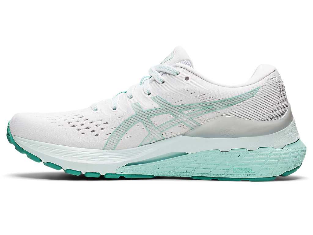 Buty do Biegania Damskie Asics Gel-kayano 28 Białe Zielone | 78609-JFSO