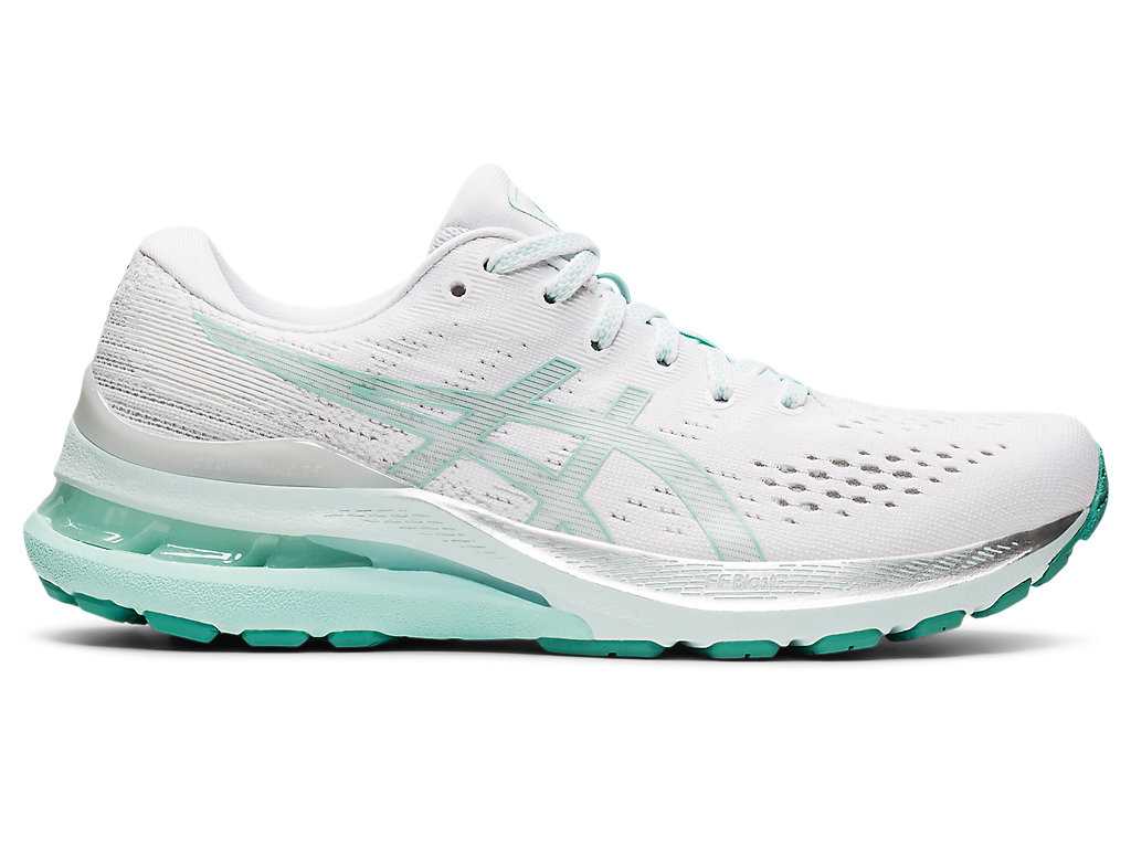 Buty do Biegania Damskie Asics Gel-kayano 28 Białe Zielone | 78609-JFSO