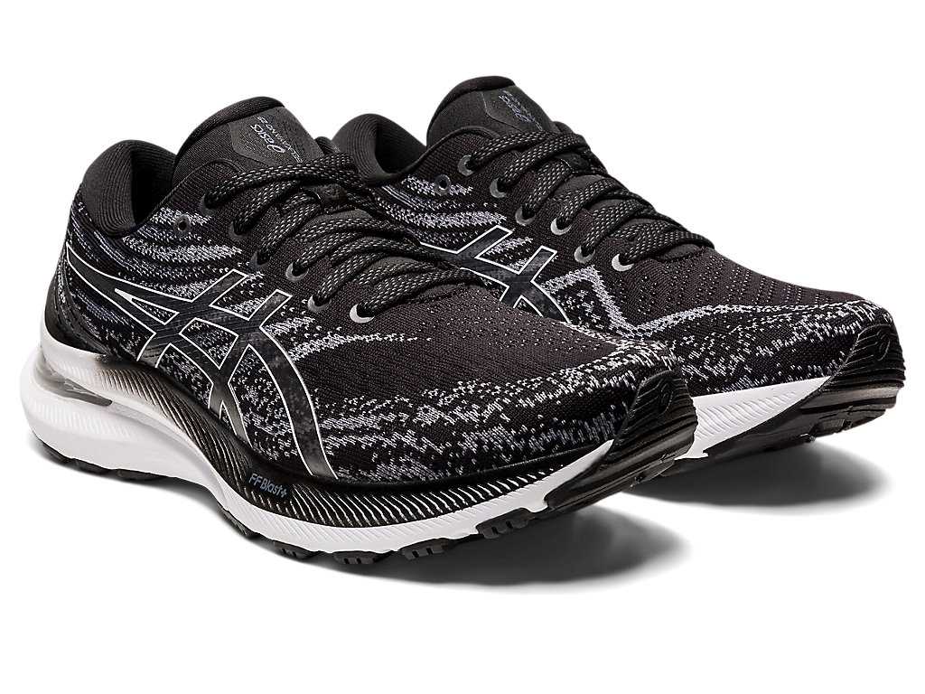 Buty do Biegania Damskie Asics Gel-kayano 29 (D) Czarne Białe | 81630-IHRK