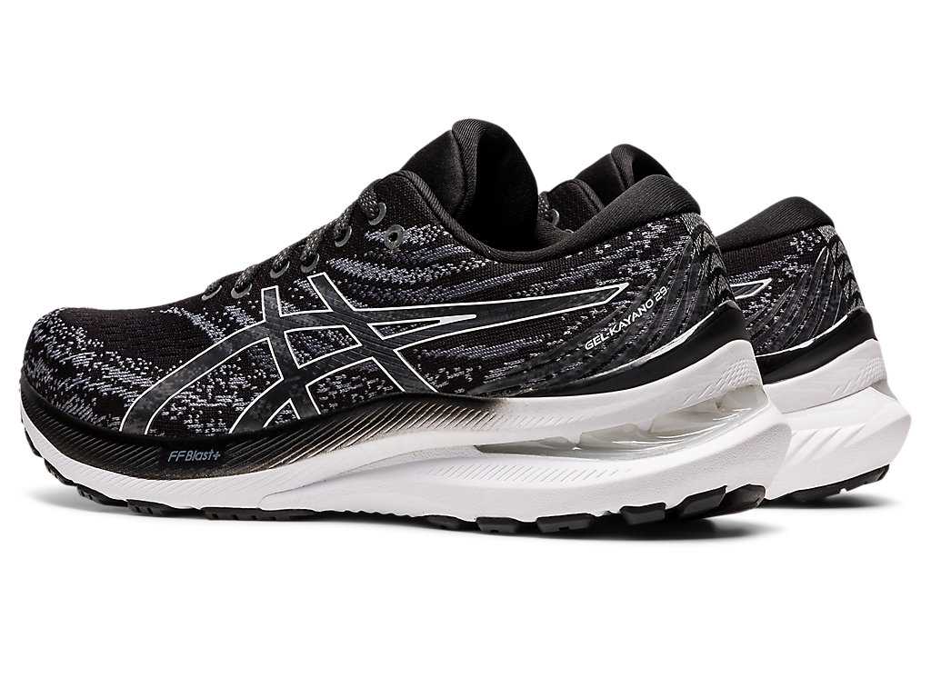 Buty do Biegania Damskie Asics Gel-kayano 29 (D) Czarne Białe | 81630-IHRK