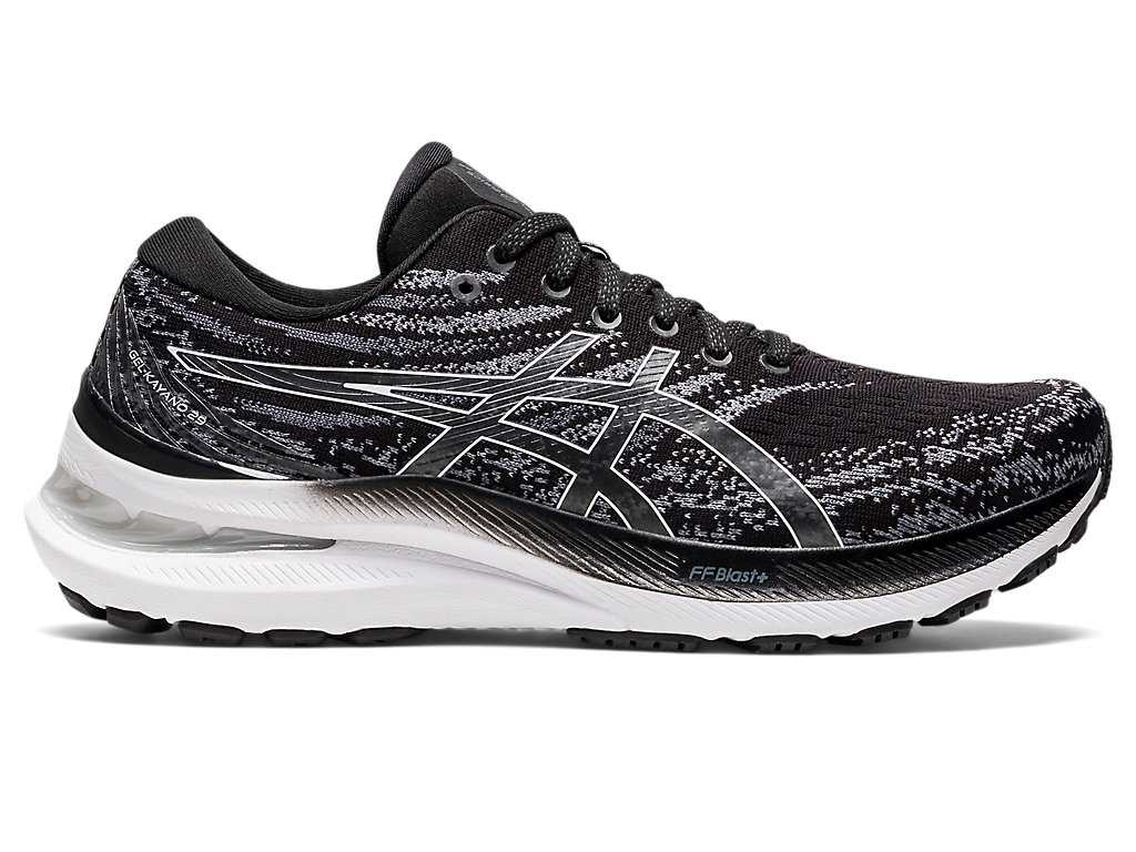 Buty do Biegania Damskie Asics Gel-kayano 29 (D) Czarne Białe | 81630-IHRK