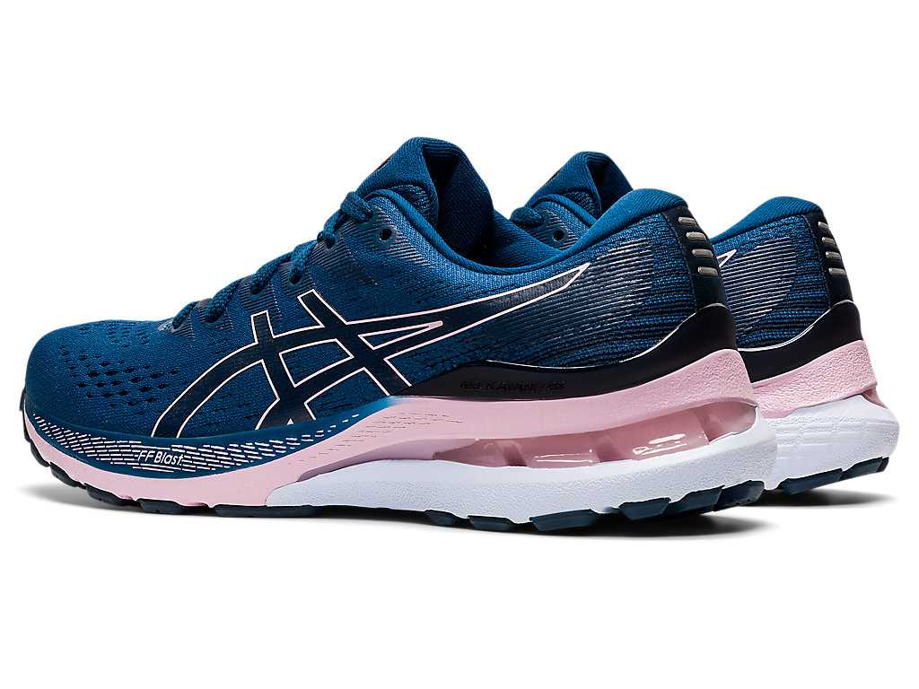 Buty do Biegania Damskie Asics Gel-kayano 28 (D) Niebieskie Różowe | 85174-VGKE