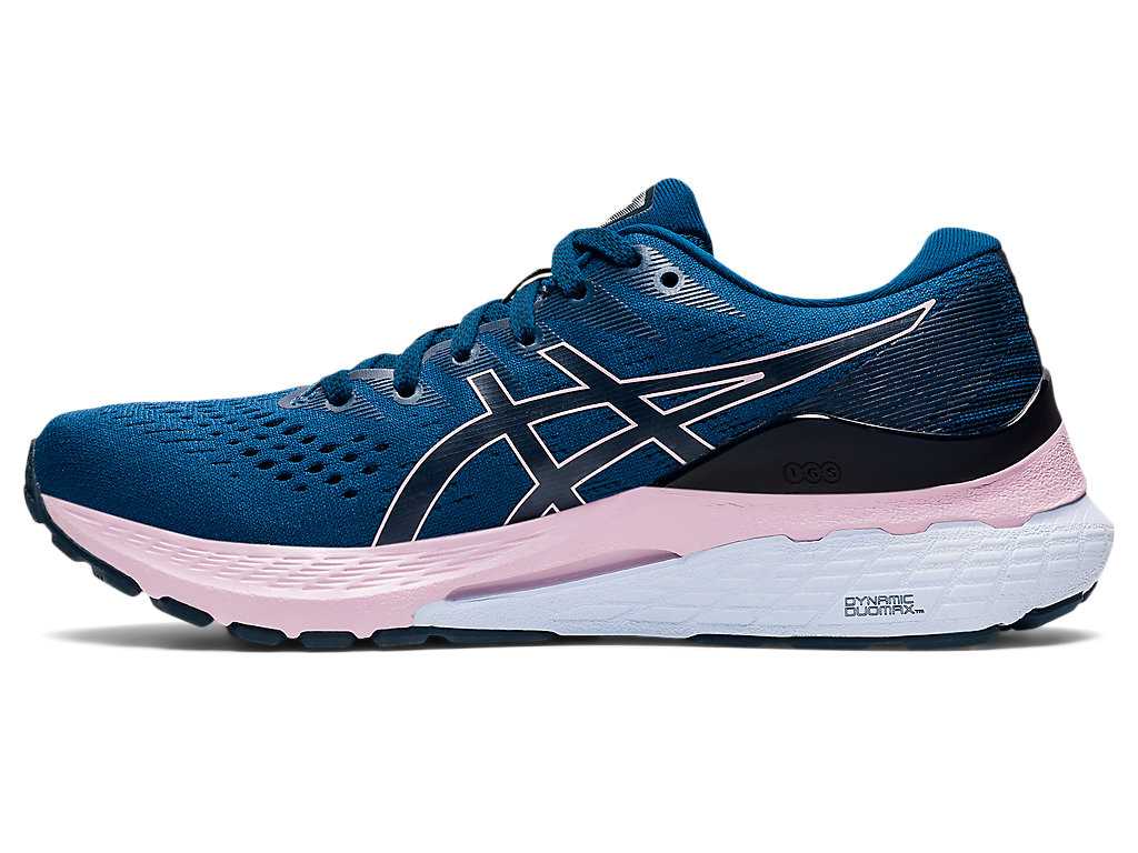 Buty do Biegania Damskie Asics Gel-kayano 28 Niebieskie Różowe | 90248-EYRB