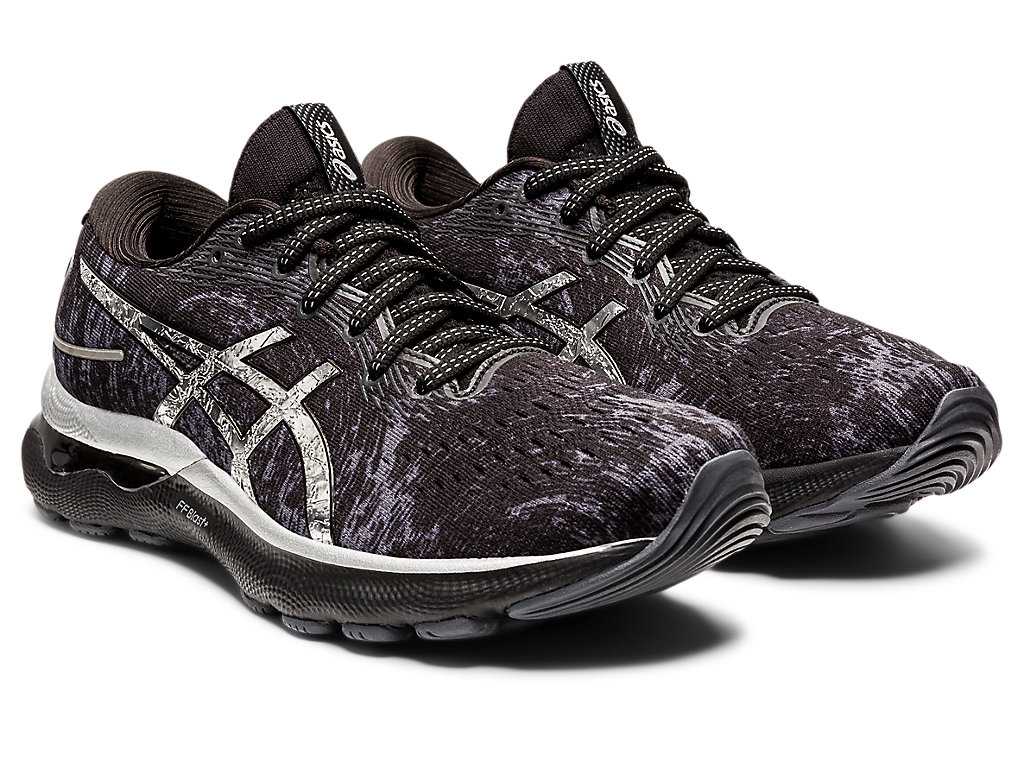 Buty do Biegania Damskie Asics Gel-nimbus 24 Platinum Szare Srebrne | 39761-TXCR