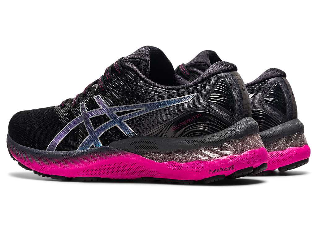 Buty do Biegania Damskie Asics Gel-nimbus 23 Czarne Srebrne | 64071-UYPJ