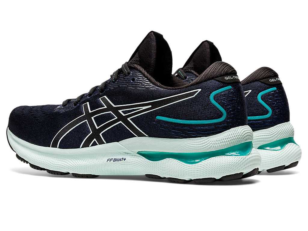 Buty do Biegania Damskie Asics Gel-nimbus 24 Czarne | 72569-RTYI