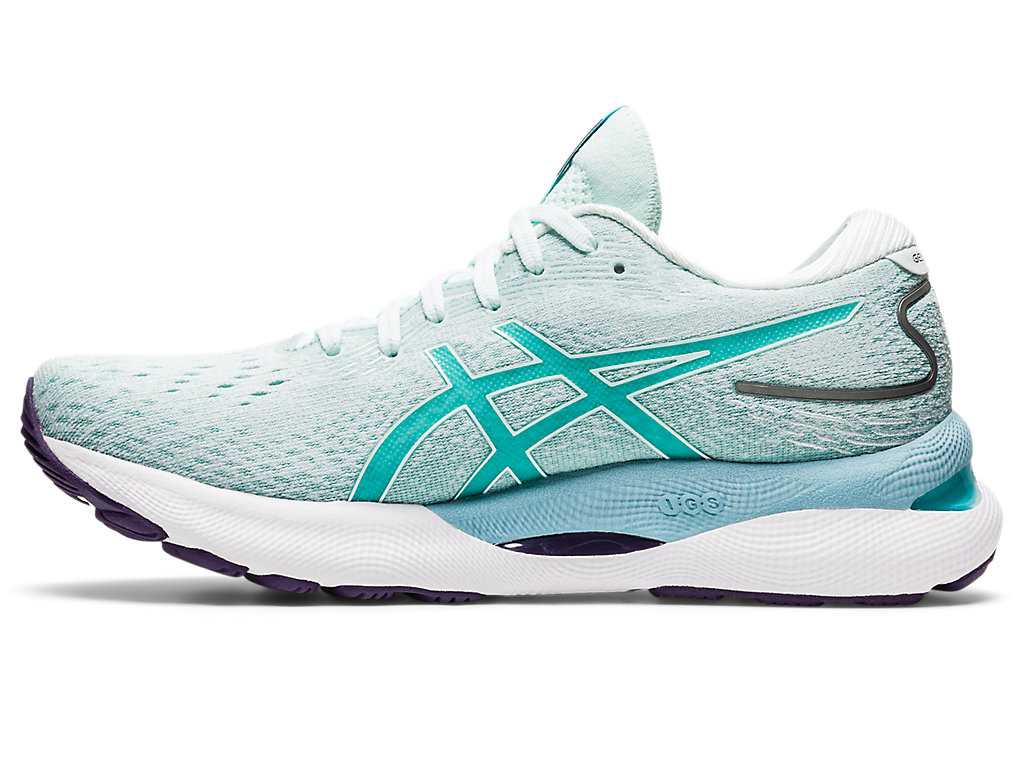 Buty do Biegania Damskie Asics Gel-nimbus 24 (D) Niebieskie | 72815-NRQH