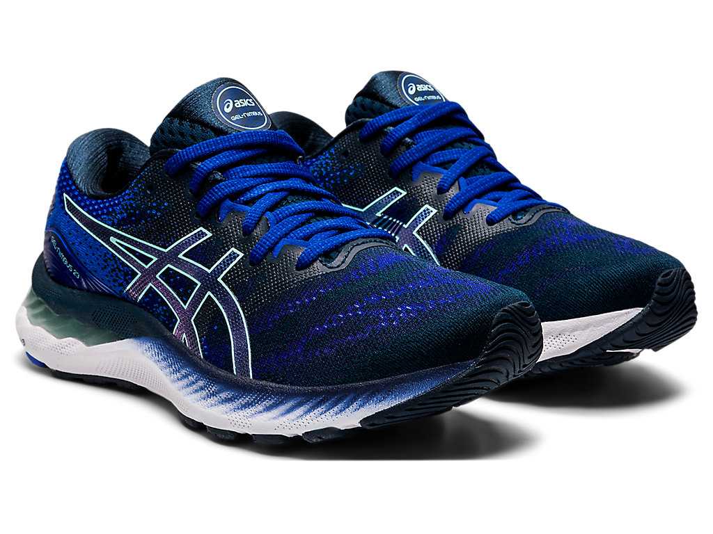 Buty do Biegania Damskie Asics Gel-nimbus 23 Niebieskie | 91042-KZTY