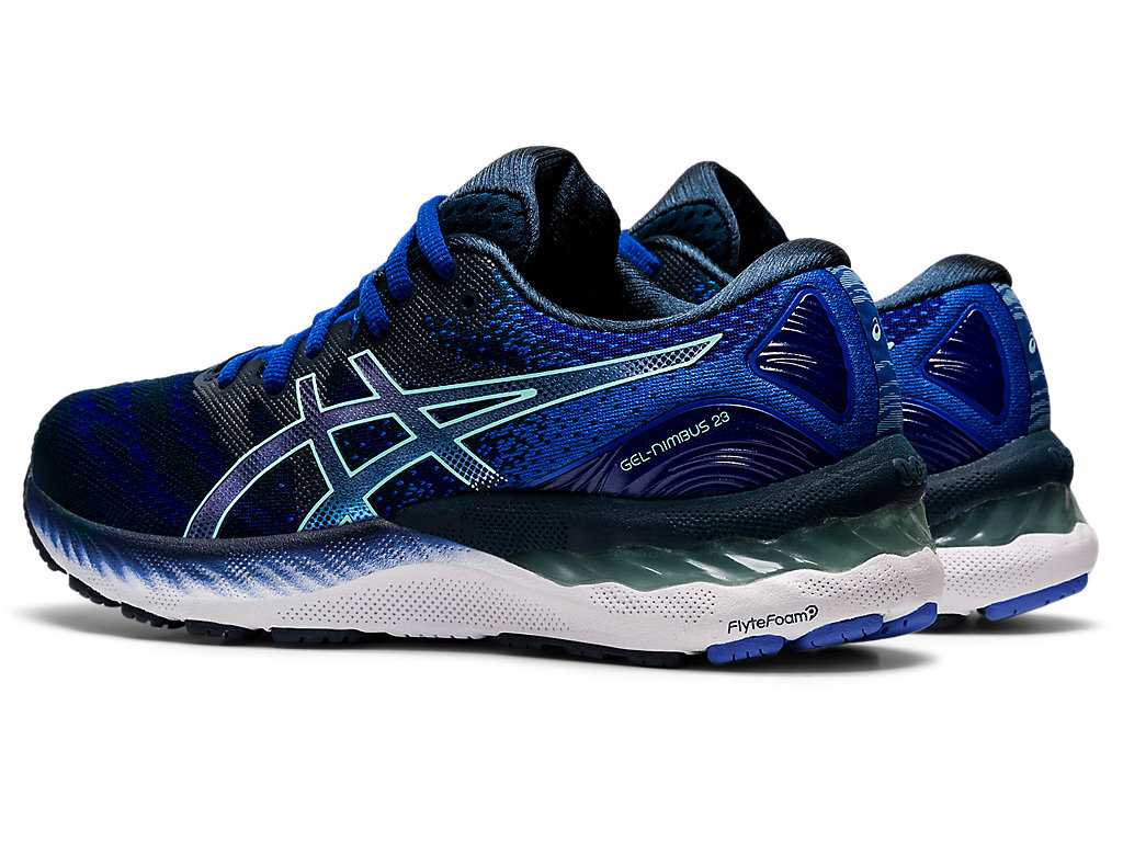 Buty do Biegania Damskie Asics Gel-nimbus 23 Niebieskie | 91042-KZTY