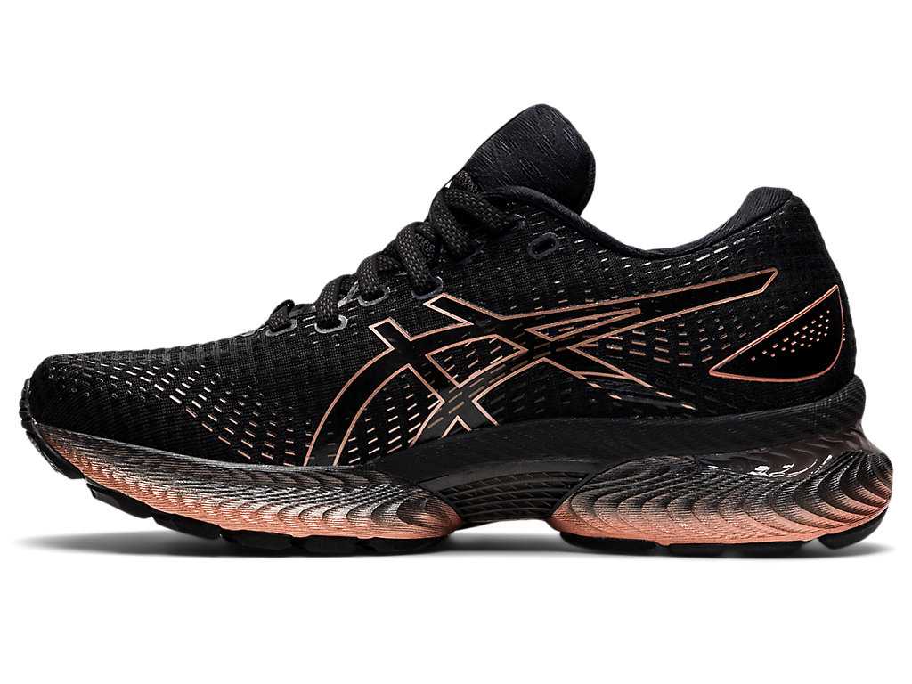 Buty do Biegania Damskie Asics Gel-saiun Czarne Różowe Złote Szare | 05187-ZUYG