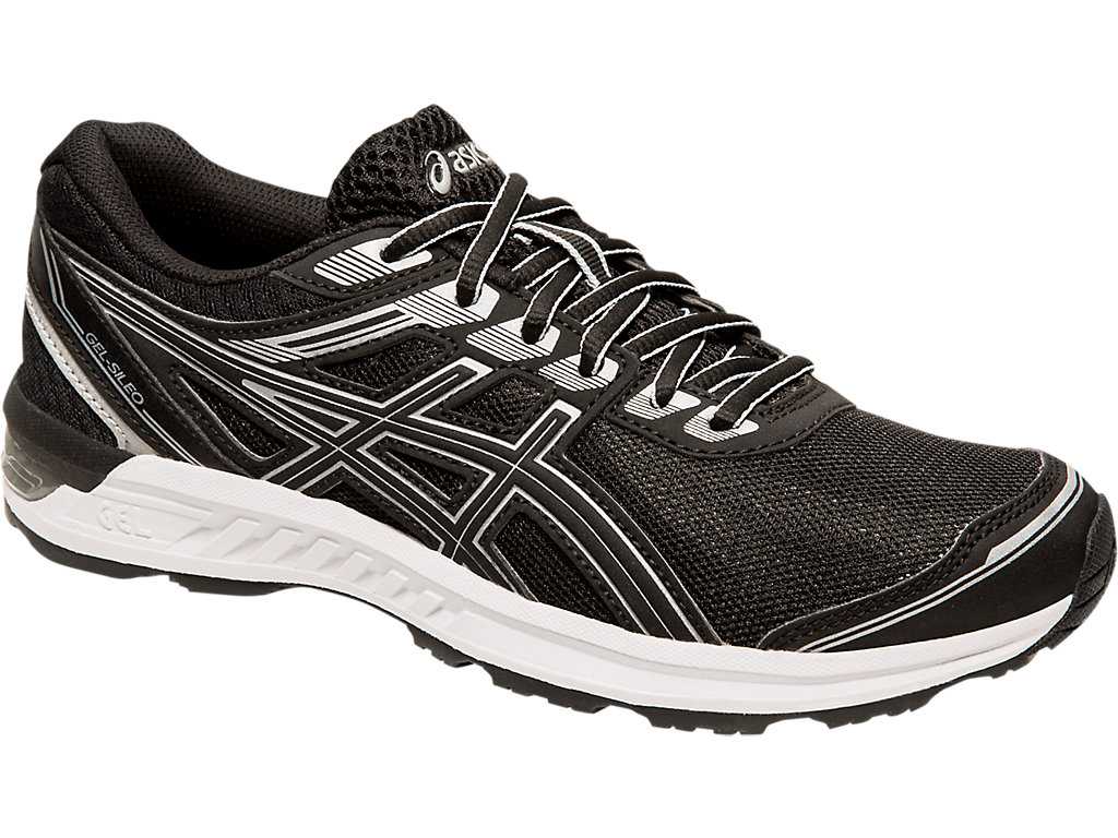 Buty do Biegania Damskie Asics Gel-sileo Czarne Srebrne | 59618-WSIR