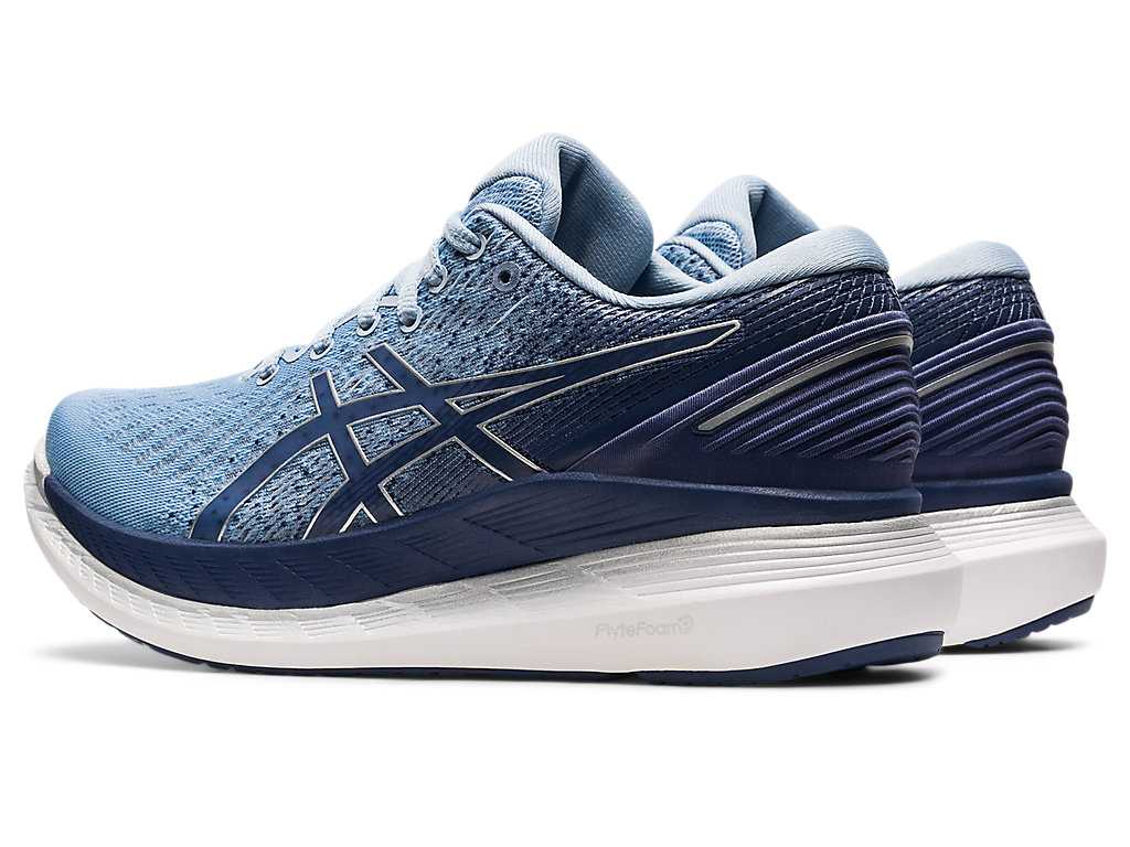 Buty do Biegania Damskie Asics Glideride 2 (D) Białe Niebieskie | 05961-IRXJ