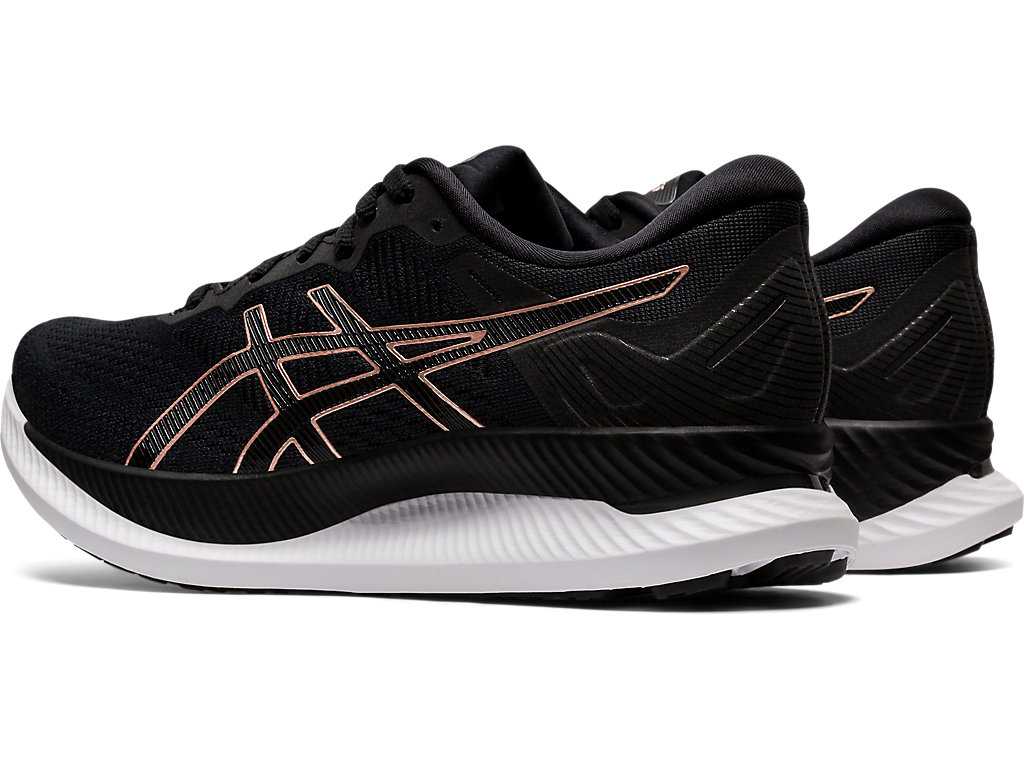 Buty do Biegania Damskie Asics Glideride Czarne Różowe Złote | 42038-QJBX