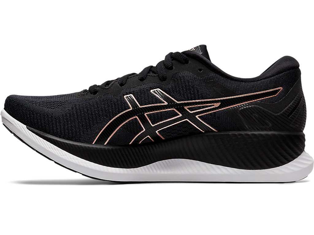 Buty do Biegania Damskie Asics Glideride Czarne Różowe Złote | 42038-QJBX