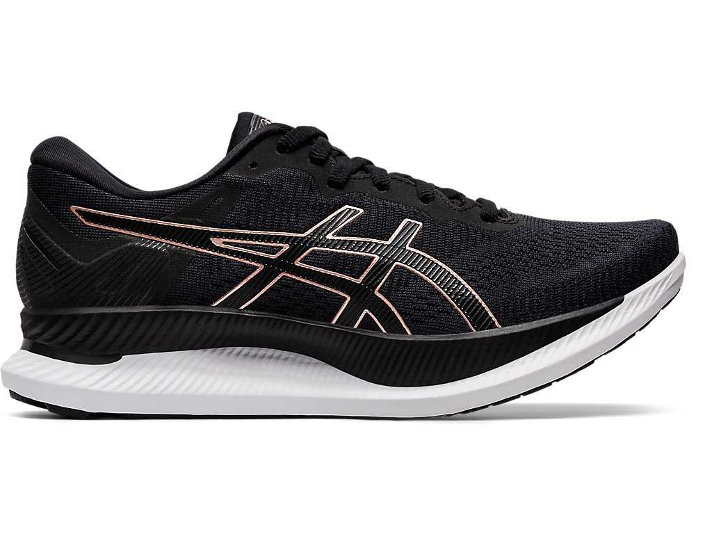 Buty do Biegania Damskie Asics Glideride Czarne Różowe Złote | 42038-QJBX