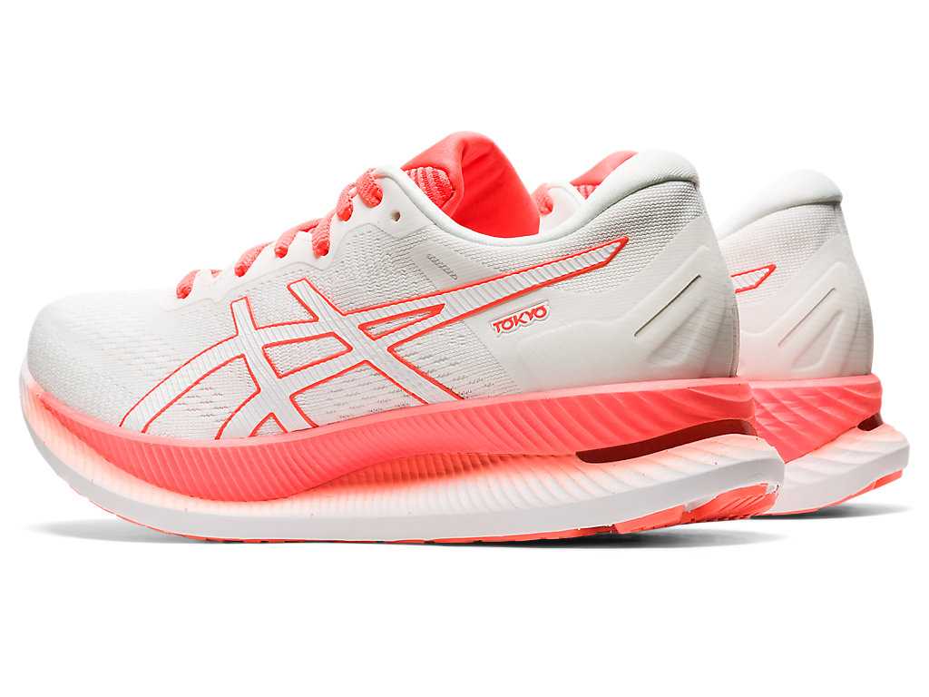 Buty do Biegania Damskie Asics Glideride Białe Czerwone | 68072-YLXT