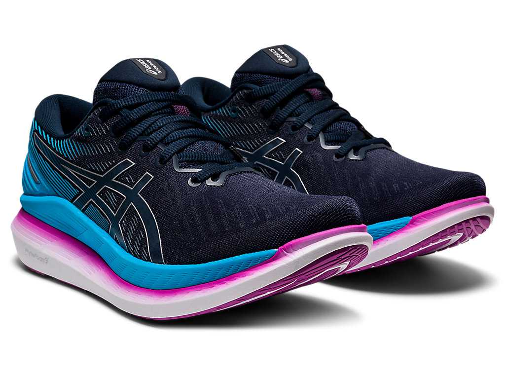 Buty do Biegania Damskie Asics Glideride 2 Niebieskie Głęboka Turkusowe | 75049-ETDU