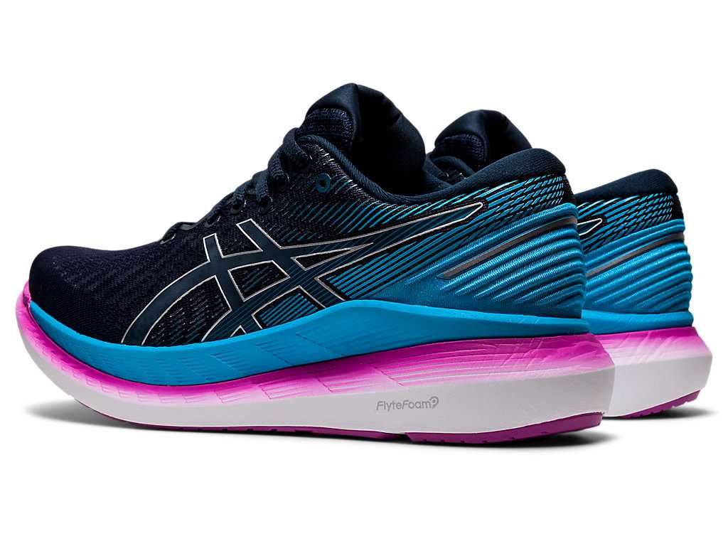 Buty do Biegania Damskie Asics Glideride 2 Niebieskie Głęboka Turkusowe | 75049-ETDU