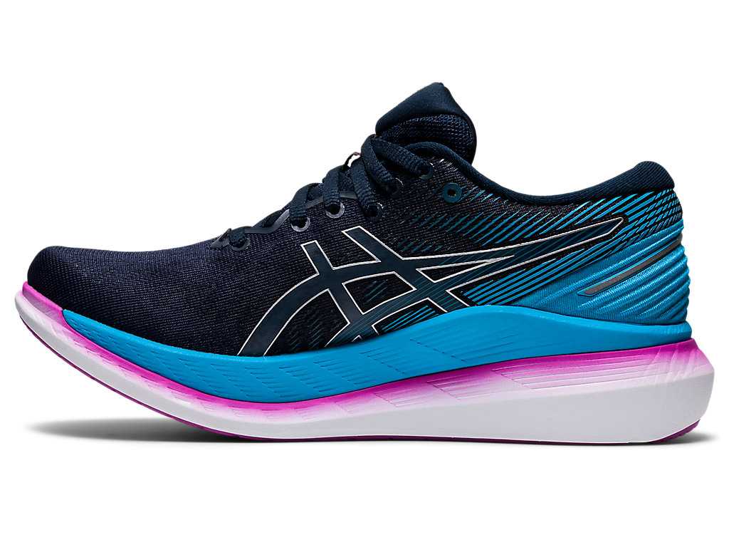 Buty do Biegania Damskie Asics Glideride 2 Niebieskie Głęboka Turkusowe | 75049-ETDU