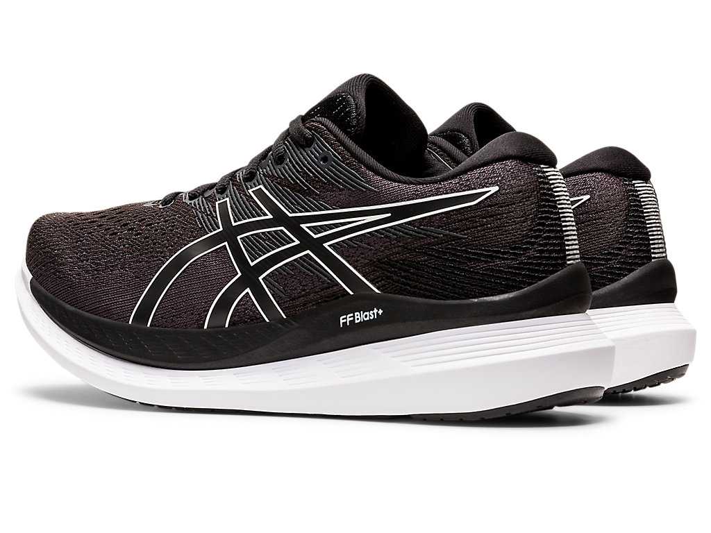 Buty do Biegania Damskie Asics Glideride 3 Czarne Białe | 84360-UBHP