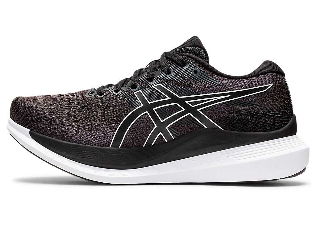 Buty do Biegania Damskie Asics Glideride 3 Czarne Białe | 84360-UBHP