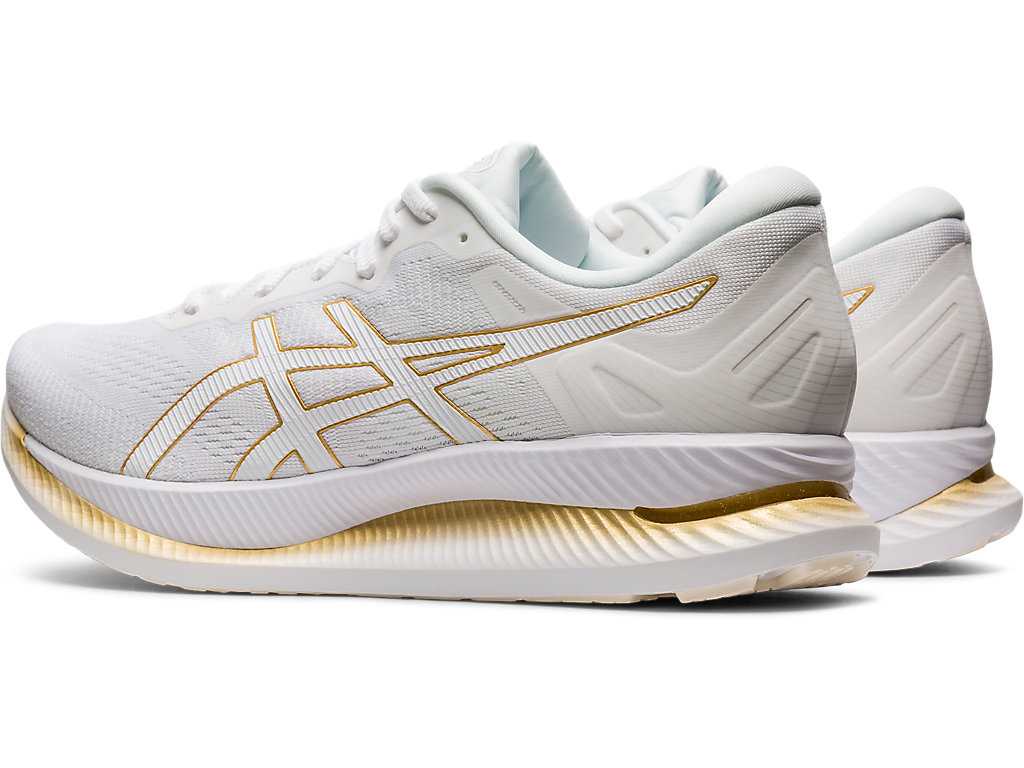 Buty do Biegania Damskie Asics Glideride Białe Złote | 92315-AWVS