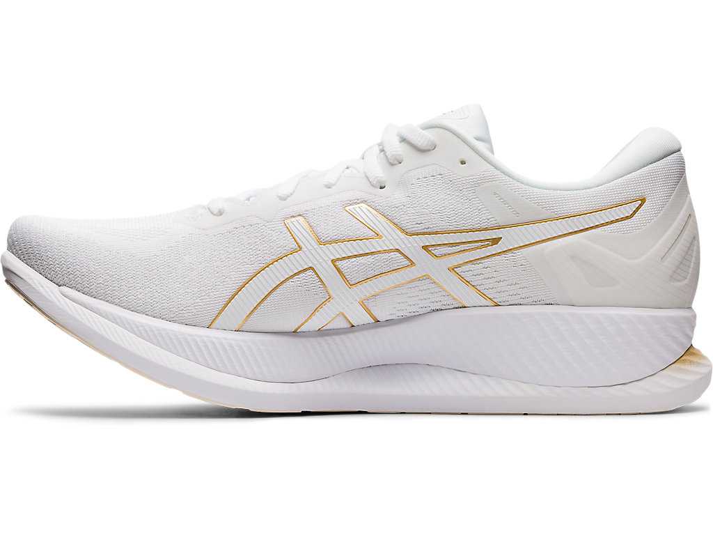 Buty do Biegania Damskie Asics Glideride Białe Złote | 92315-AWVS