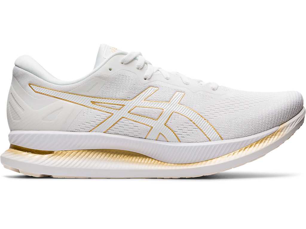 Buty do Biegania Damskie Asics Glideride Białe Złote | 92315-AWVS