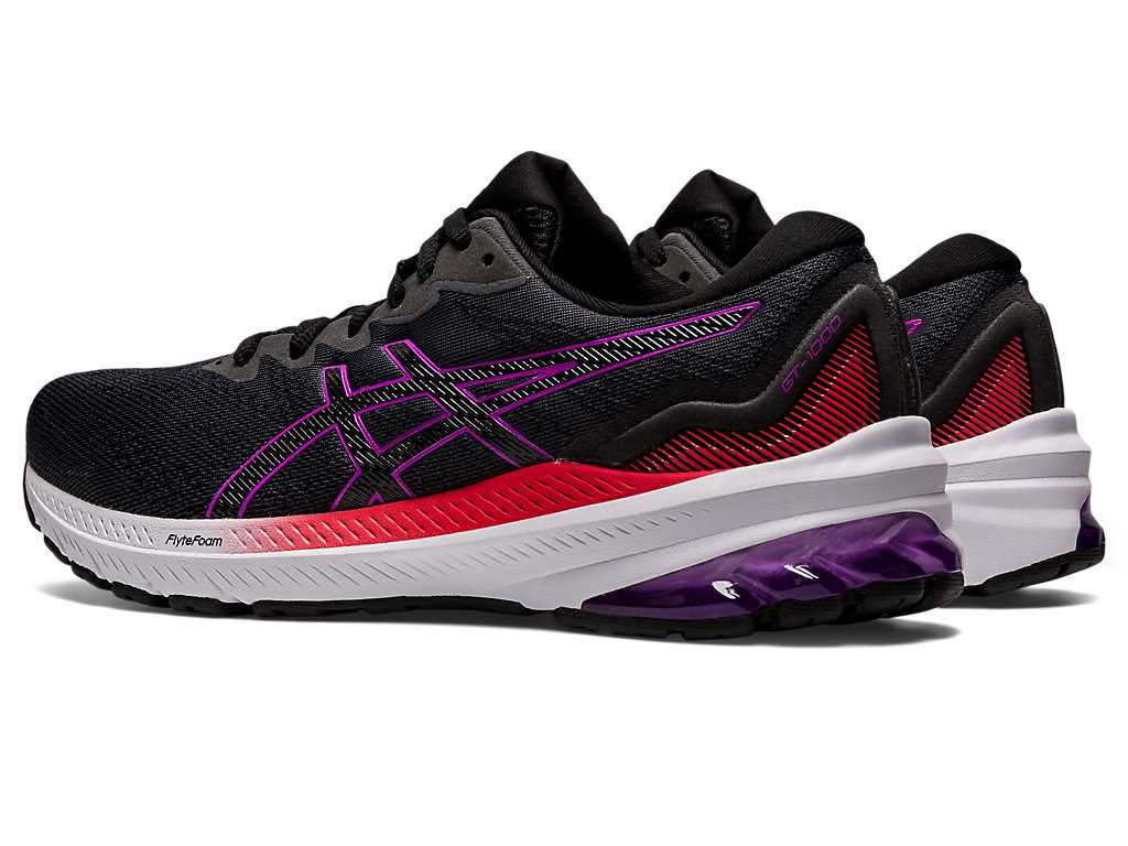 Buty do Biegania Damskie Asics Gt-1000 11 Czarne Fioletowe | 20354-GUXS