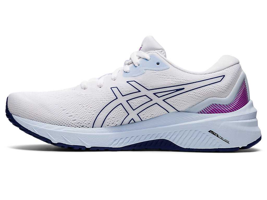 Buty do Biegania Damskie Asics Gt-1000 11 Białe Niebieskie | 39246-CYTG