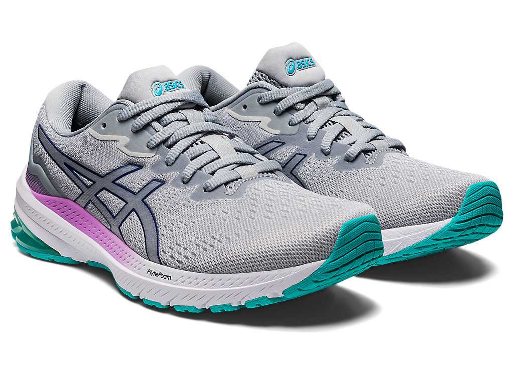 Buty do Biegania Damskie Asics Gt-1000 11 Szare Niebieskie | 58069-BTWP