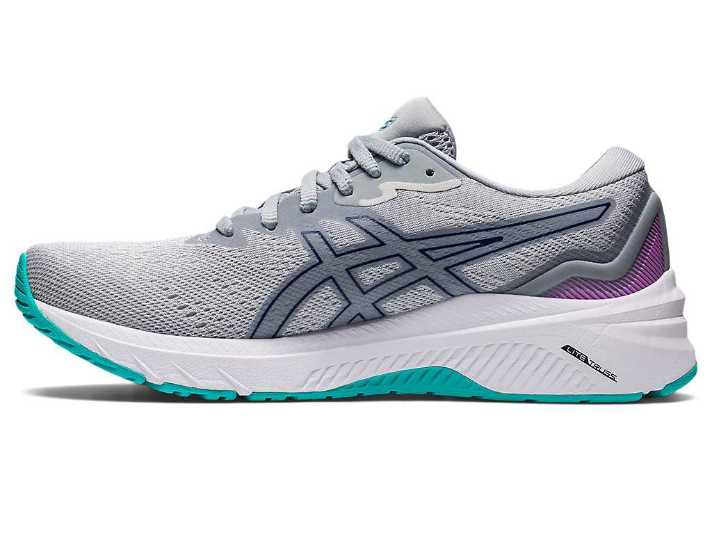 Buty do Biegania Damskie Asics Gt-1000 11 Szare Niebieskie | 58069-BTWP