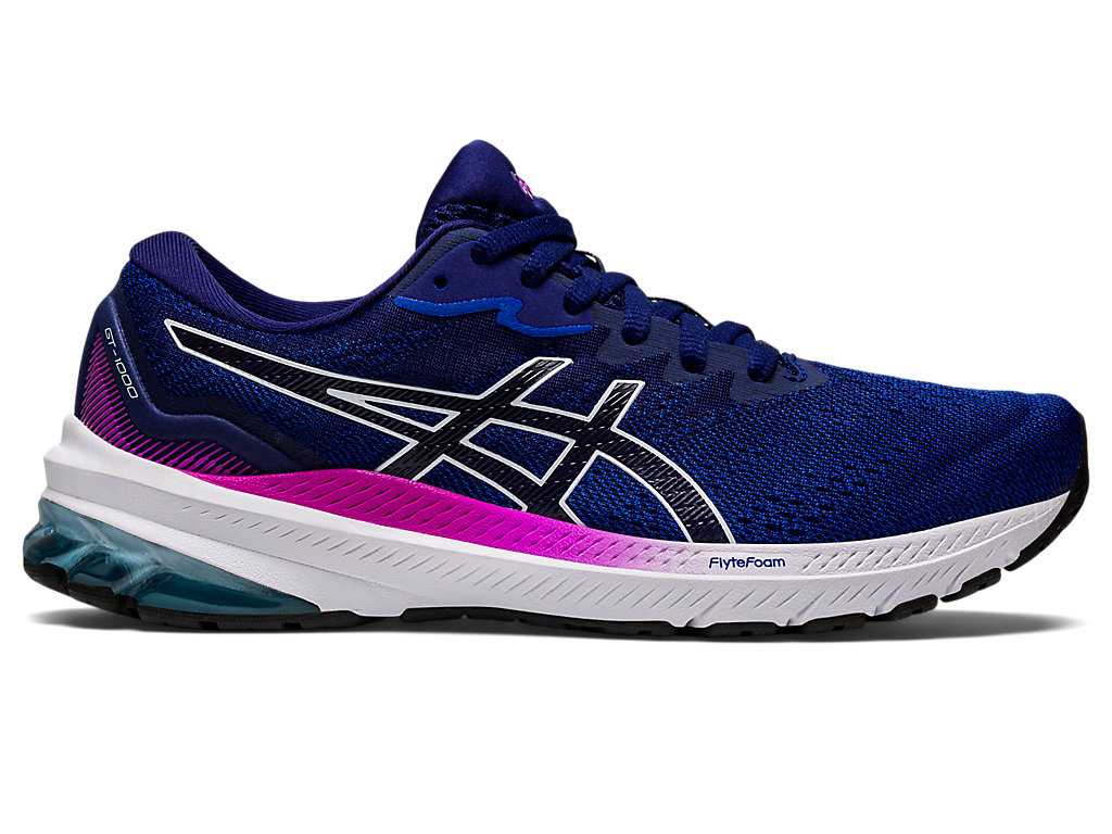 Buty do Biegania Damskie Asics Gt-1000 11 Niebieskie Niebieskie | 76984-GHFQ